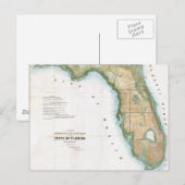 kaart van Florida (1848) (Voorkant / Achterkant)