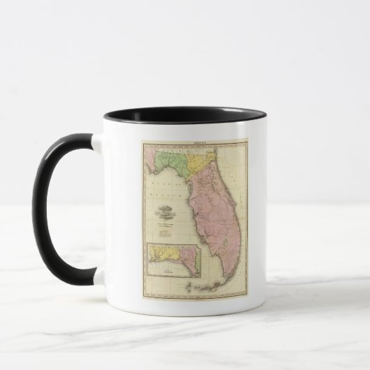 Kaart van Florida 2 Mok (Links)