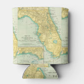  kaart van Florida Blikjeskoeler (Achterkant)