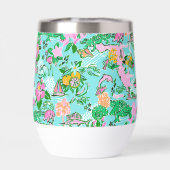 Kaart van Florida Preppy Palm Beach Pattern Monogr (Achterkant)