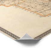 Kaart van Floyd County Poster (Hoek)