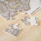  kaart van Frankrijk (1850) Legpuzzel (Zijkant)