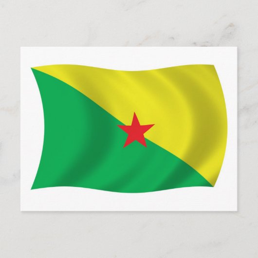 Kaart van Frans-Guyaanse vlag (Voorkant)