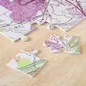 kaart van Frederick Maryland (1953) Legpuzzel (Zijkant)