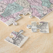  kaart van Georgië (1855) Legpuzzel (Zijkant)