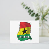 Kaart van Ghana (Staand voorkant)