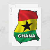 Kaart van Ghana (Voorkant / Achterkant)