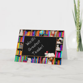 Kaart van Greeing van de Leraar van de wereld de