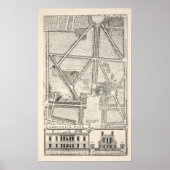 Kaart van Greenwich Park Poster (Voorkant)