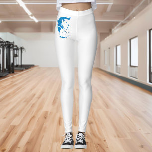 Kaart van Griekenland Leggings
