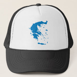 Kaart van Griekenland Trucker Pet