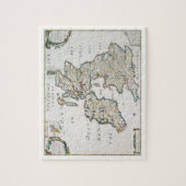 Kaart van Groot-Brittannië en Ierland, Parijs 1640 Legpuzzel (Verticaal)