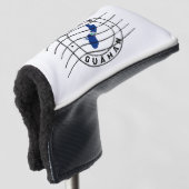 Kaart van Guam, poststempel Golfheadcover (3/4 voorkant)