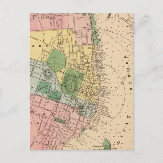  kaart van Halifax Nova Scotia (1878) (Voorkant)