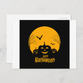 Kaart van halloween (Voorkant / Achterkant)