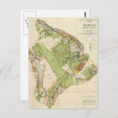  kaart van Hawaï (1906) (Voorkant / Achterkant)