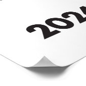 Kaart van het Amerikaanse Electoral College 2024 Poster (Hoek)