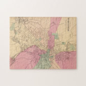 kaart van het bewerkingsgebied (1871) legpuzzel (Horizontaal)