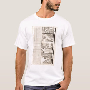 Kaart van het Britse Rijk in Amerika — Blad 16 T-shirt