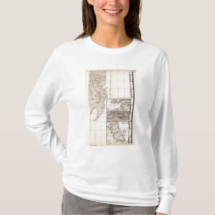 Kaart van het Britse Rijk in Amerika — Blad 8 T-shirt