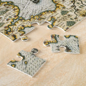 kaart van het Caribisch gebied (1594) Legpuzzel (Zijkant)