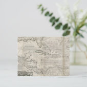 Kaart van het Caribisch gebied | 1715 (Staand voorkant)