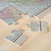  kaart van het Caribisch gebied (1889) Legpuzzel (Zijkant)