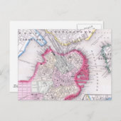  kaart van het centrum van Boston (1864) (Voorkant / Achterkant)