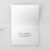 Kaart van het diepste condoleances voor Man dat va (Binnen)