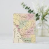 Kaart van het district Buffalo en dorp Alma (Staand voorkant)