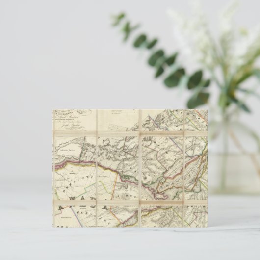 Kaart van het district Montreal, Neder-Canada (Staand voorkant)