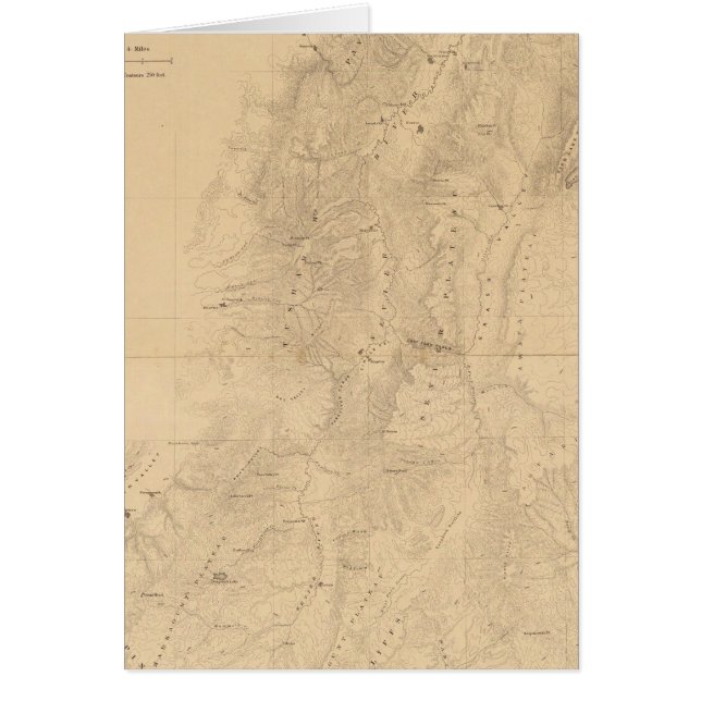 Kaart van het district Utah (Voorkant)