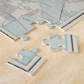  kaart van het eiland Providence Rhode (1901) Legpuzzel (Zijkant)