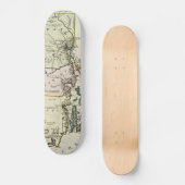  kaart van het eiland Rhode (1797) Skateboard (Voorkant)