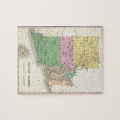  kaart van het eiland Rhode (1827) Legpuzzel (Horizontaal)