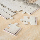  kaart van het eiland Rhode (1827) Legpuzzel (Zijkant)