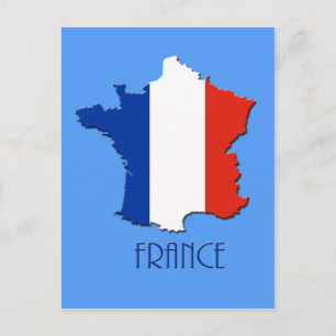 Kaart van het Franse briefkaart