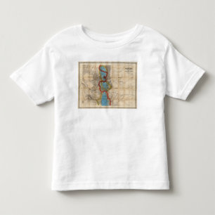 Kaart van het gebied Colorado Kinder Shirts