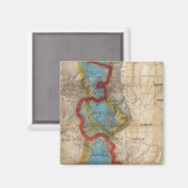 Kaart van het gebied Colorado Magneet (Voorkant / Achterkant)