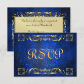 Kaart van het Glas in lood RSVP van de keizer de (Voorkant / Achterkant)