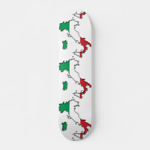 Kaart van het Italiaanse skateboard