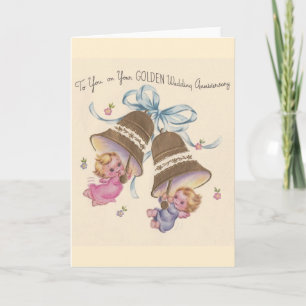 Kaart van het Jubileum Golden Wedding