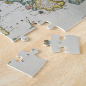 Kaart van het keizerrijk van Karel de Grote Legpuzzel (Zijkant)