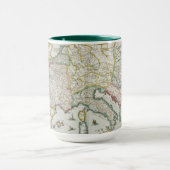 Kaart van het keizerrijk van Karel de Grote Mok (Midden)