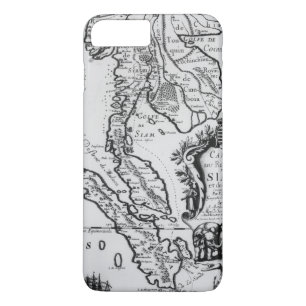 Kaart van het Koninkrijk Siam iPhone 8 Plus / 7 Plus Hoesje
