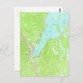 kaart van het meer van George New York (1966) 2 (Voorkant / Achterkant)