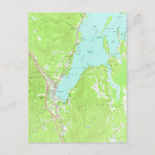  kaart van het meer van George New York (1966) 2