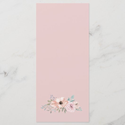 Kaart van het menu Deterselmenu Rozen (Achterkant)