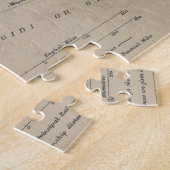 kaart van het Middellandse-Zeegebied (1912) Legpuzzel (Zijkant)