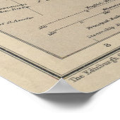 kaart van het Middellandse-Zeegebied (1912) Poster (Hoek)